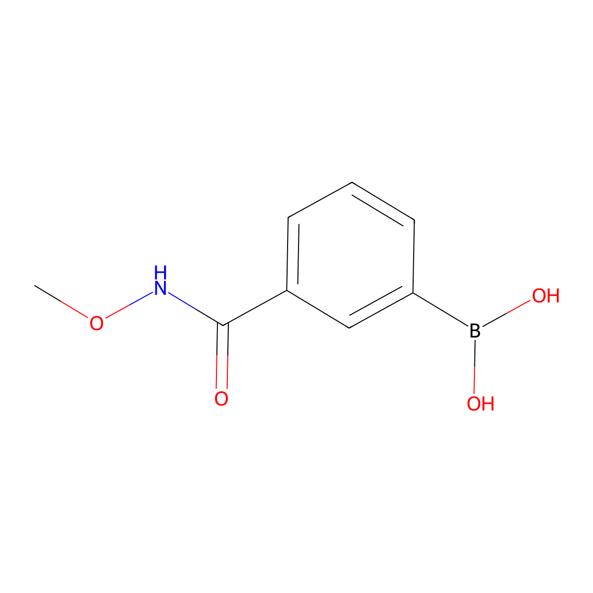 (3-(Methoxycarbamoyl)phenyl)boronic acid molecular structure, CAS 850567-26-9