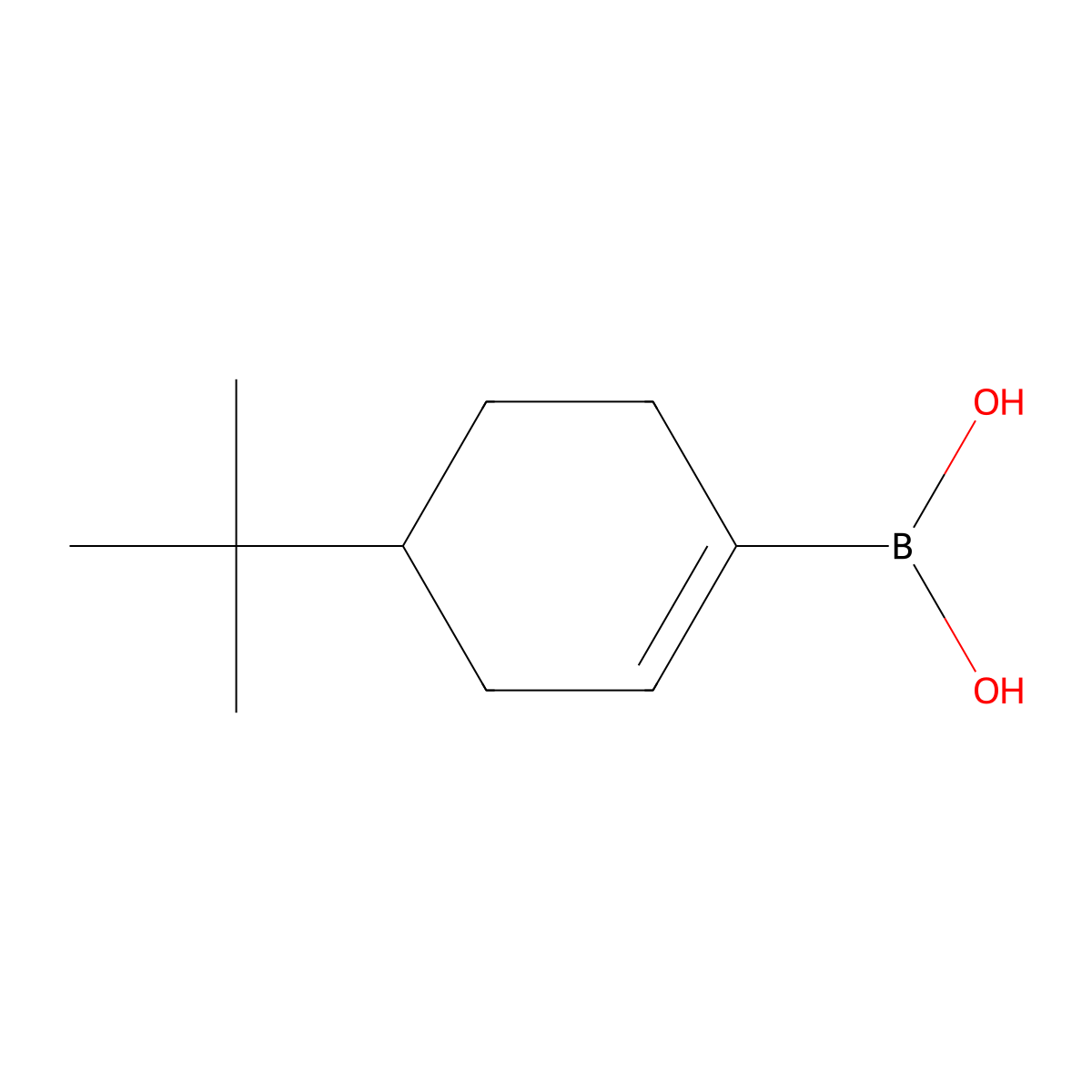 (4-(tert-Butyl)cyclohex-1-en-1-yl)boronic acid molecular structure, CAS 850567-91-8