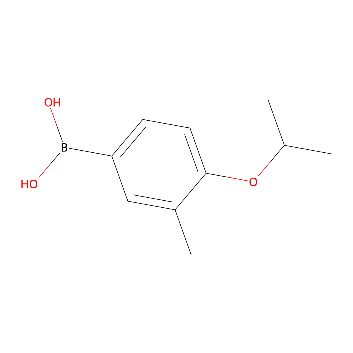 4-Isopropoxy-3-methylphenylboronic acid molecular structure, CAS 850568-09-1