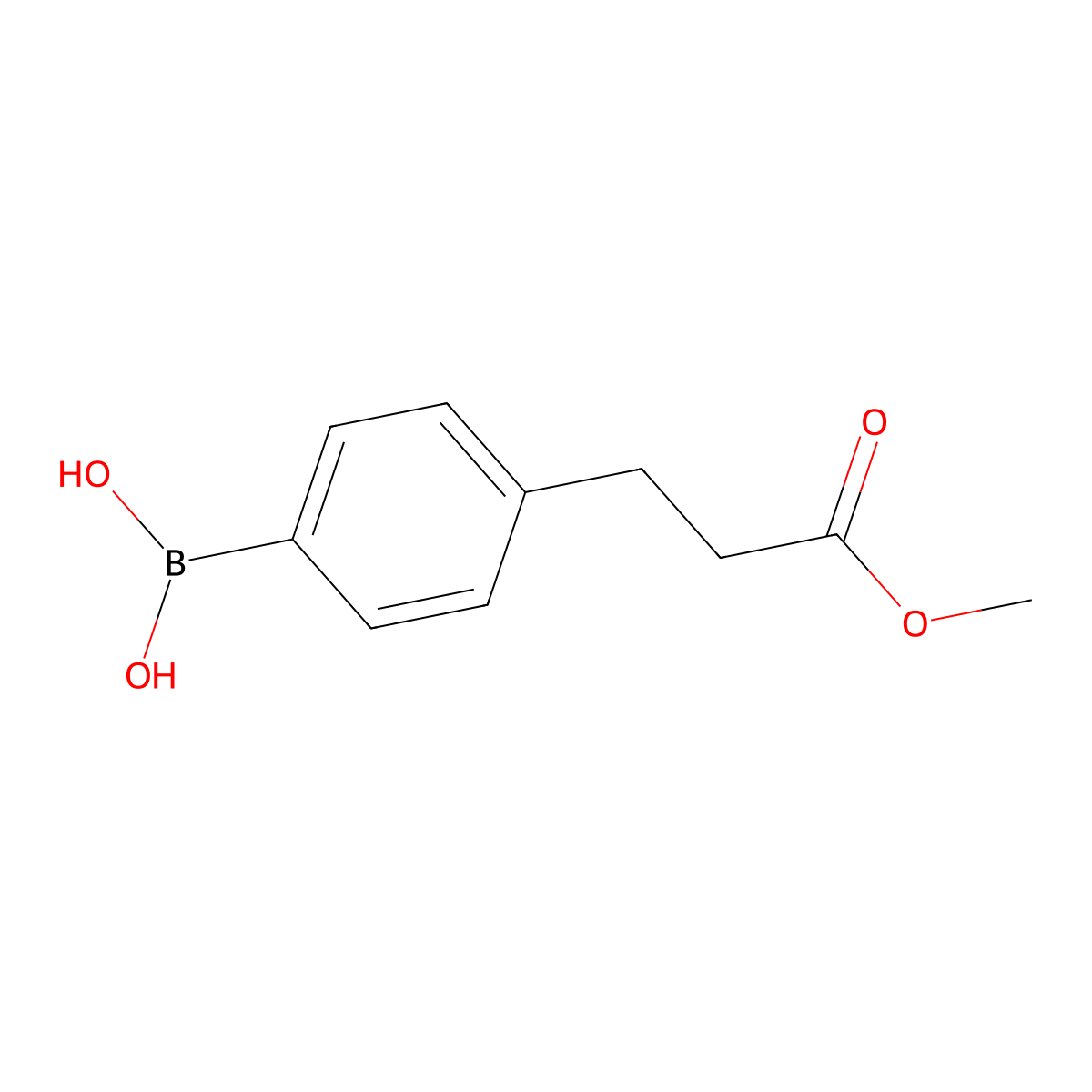 4-(2-Methoxycarbonylethyl)benzeneboronic acid molecular structure, CAS 850568-44-4