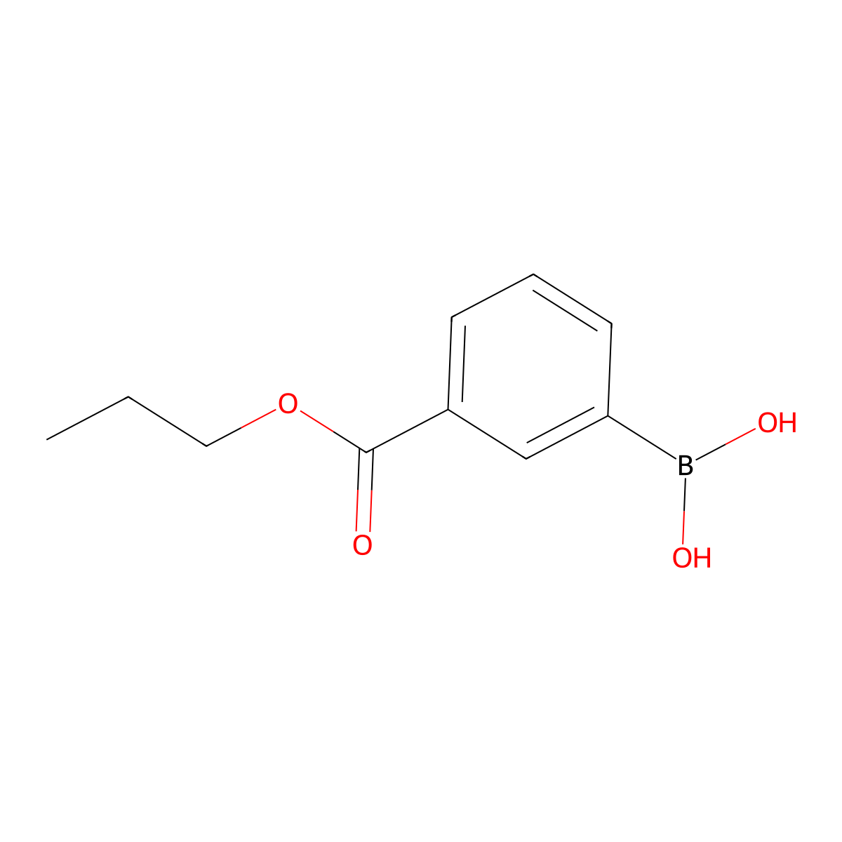 3-(Propoxycarbonyl)phenylboronic acid molecular structure, CAS 850568-78-4