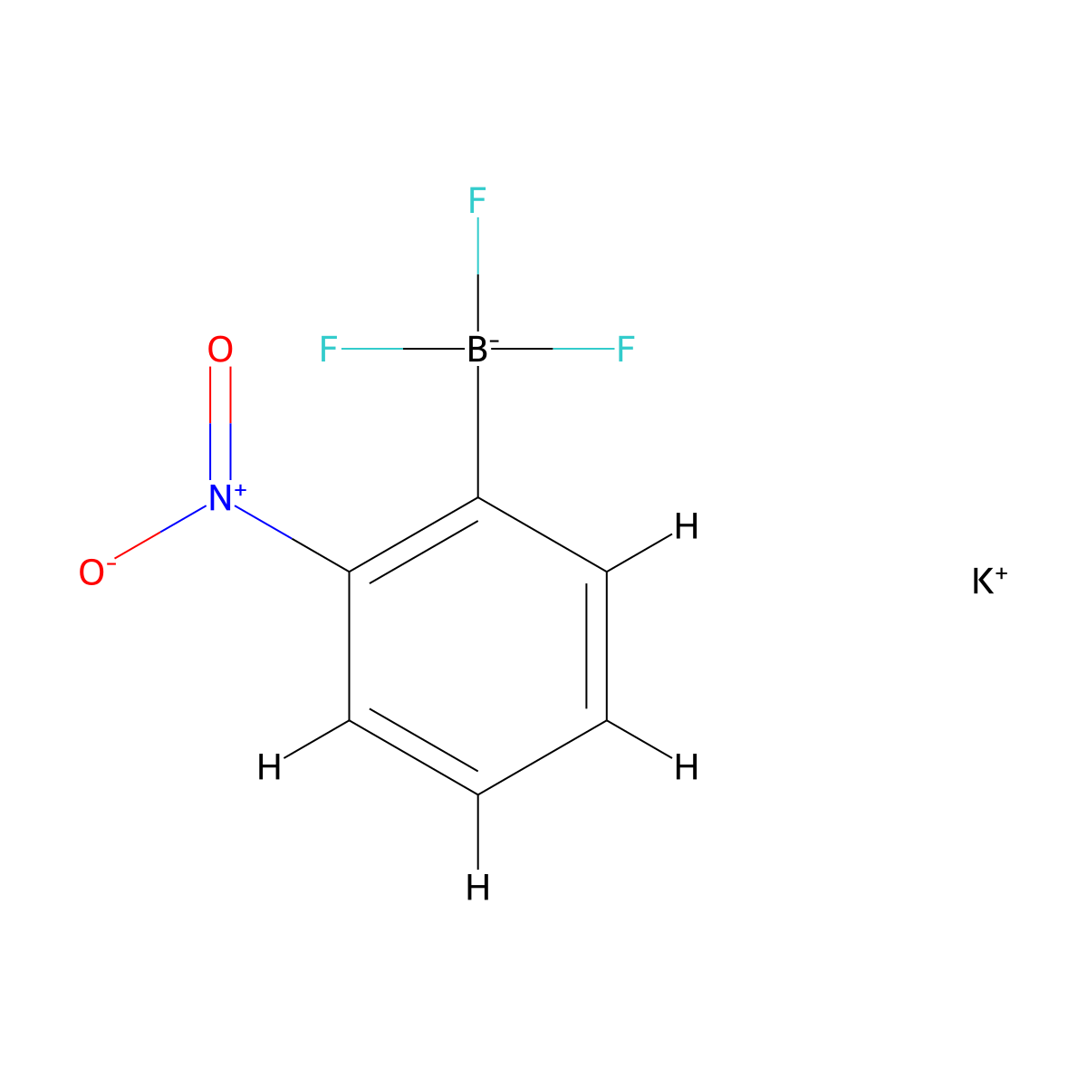 Potassium (2-nitrophenyl)trifluoroborate molecular structure, CAS 850623-64-2