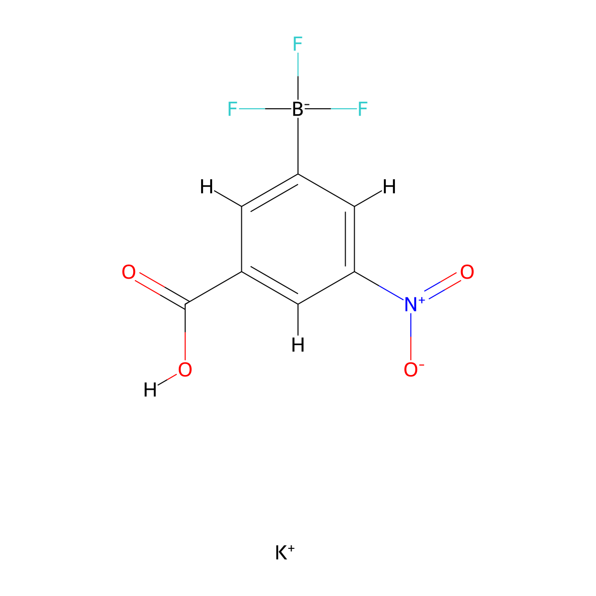 Potassium (3-carboxy-5-nitrophenyl)trifluoroborate molecular structure, CAS 850623-76-6