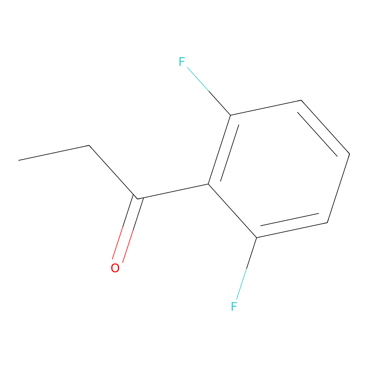 2',6'-Difluoropropiophenone molecular structure, CAS 85068-31-1