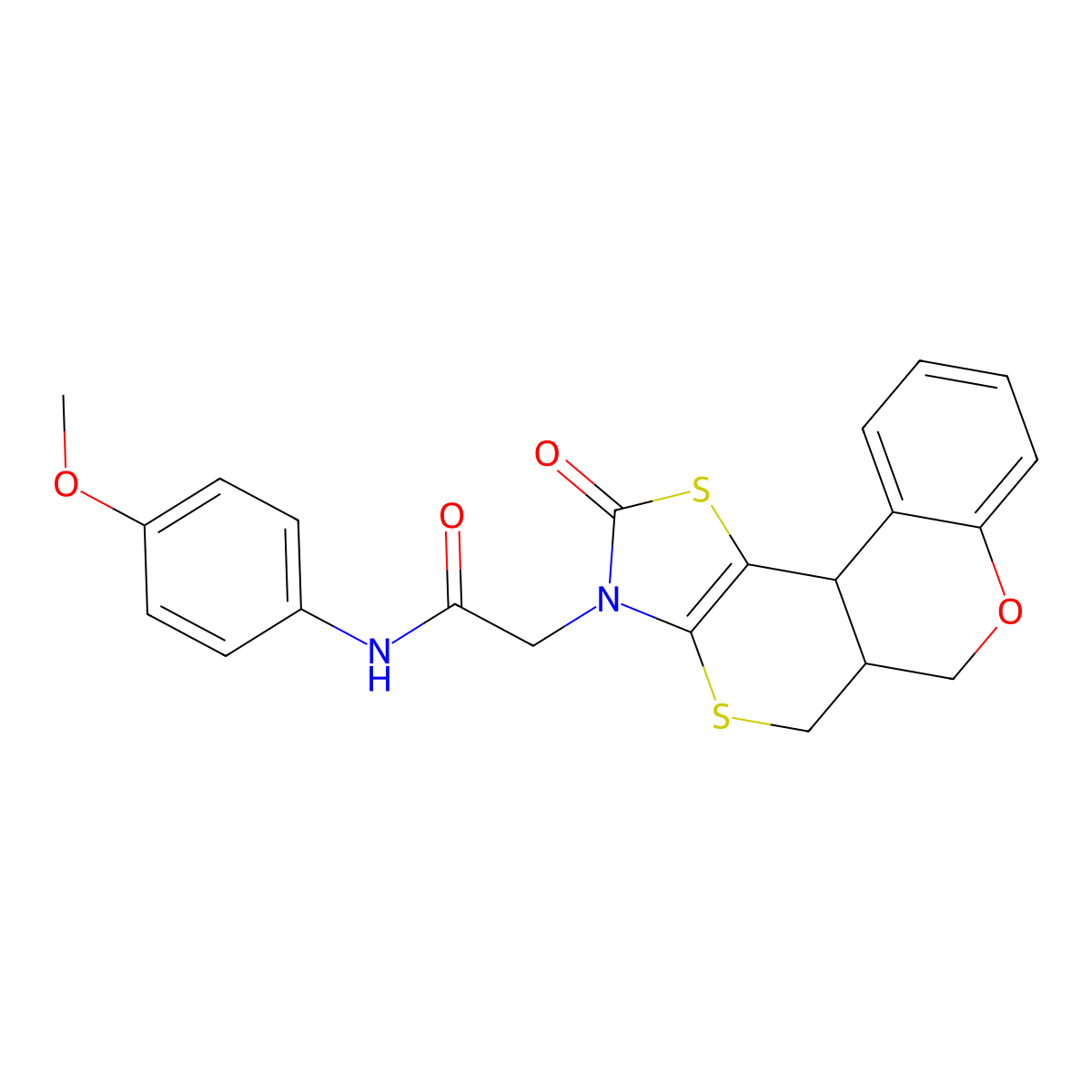 N-(4-methoxyphenyl)-2-{15-oxo-8-oxa-12,16-dithia-14-azatetracyclo[8.7.0.0^{2,7}.0^{13,17}]heptadeca-2(7),3,5,13(17)-tetraen-14-yl}acetamide molecular structure, CAS 850744-59-1