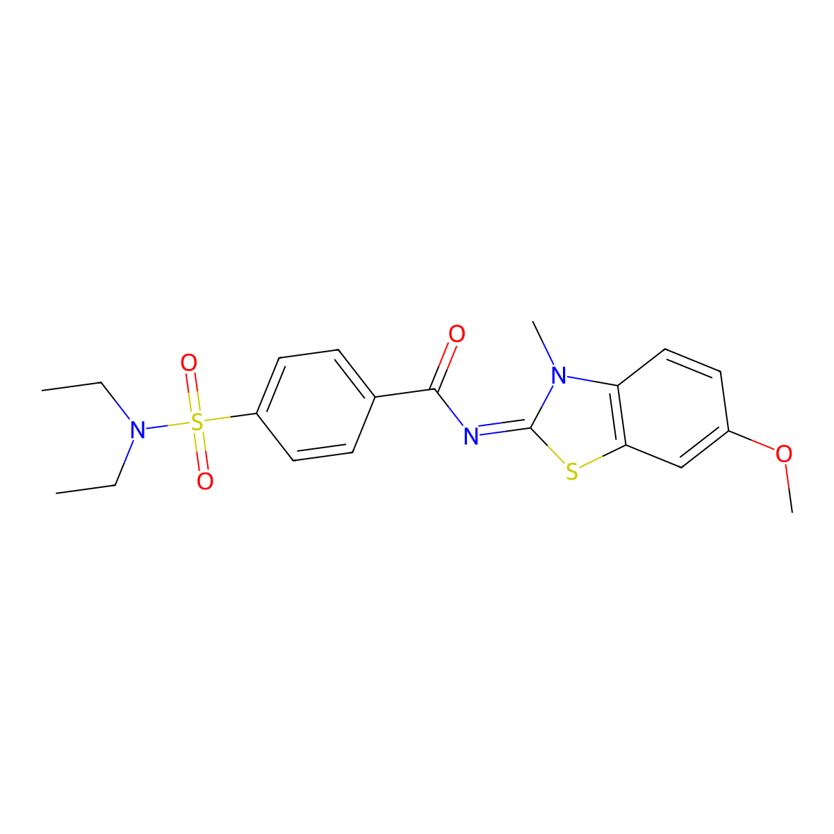 (E)-4-(N,N-diethylsulfamoyl)-N-(6-methoxy-3-methylbenzo[d]thiazol-2(3H)-ylidene)benzamide molecular structure, CAS 850781-86-1
