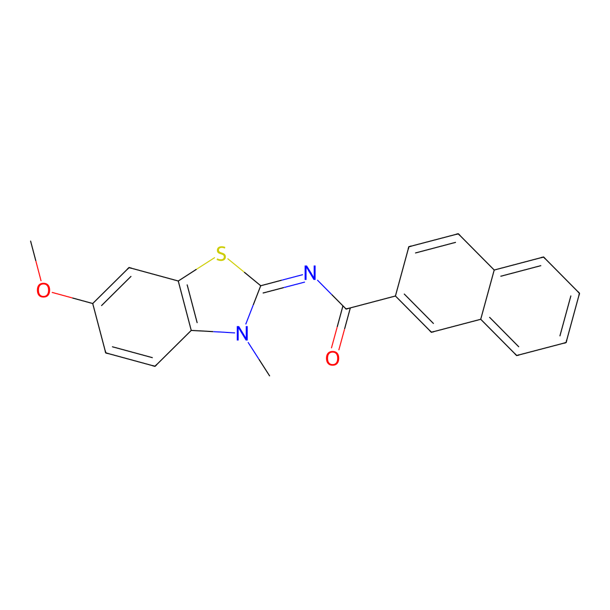 (E)-N-(6-methoxy-3-methylbenzo[d]thiazol-2(3H)-ylidene)-2-naphthamide molecular structure, CAS 850782-02-4