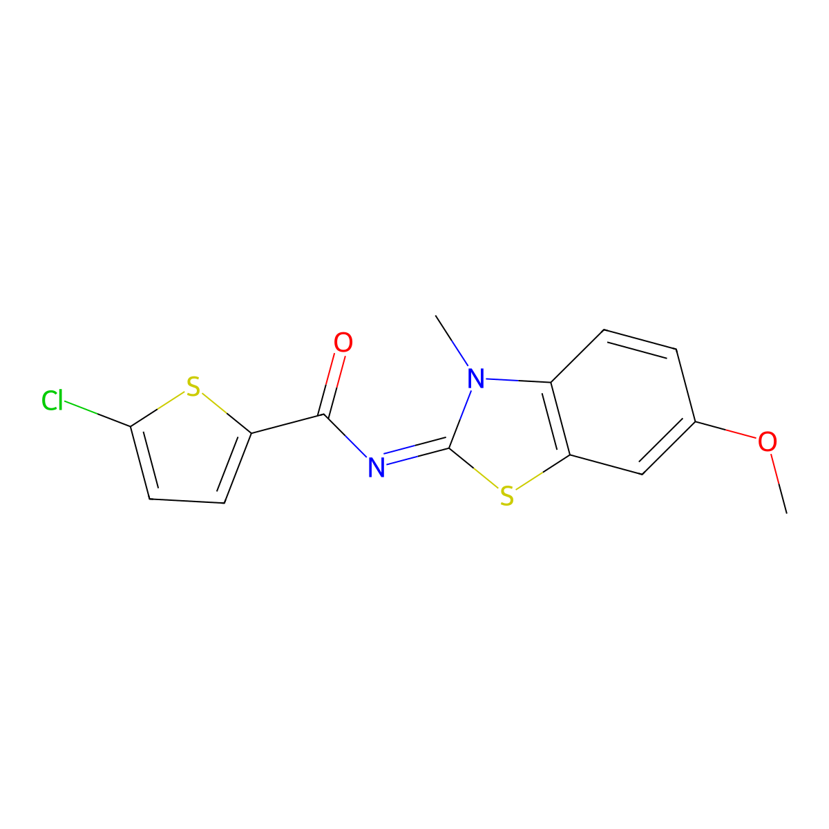 (E)-5-chloro-N-(6-methoxy-3-methylbenzo[d]thiazol-2(3H)-ylidene)thiophene-2-carboxamide molecular structure, CAS 850782-04-6