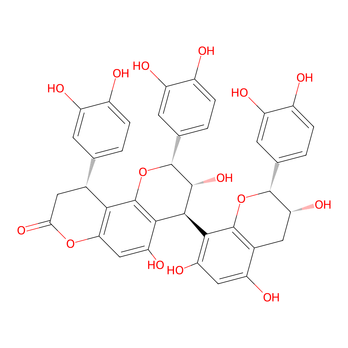 cinchonain IIa molecular structure, CAS 85081-23-8