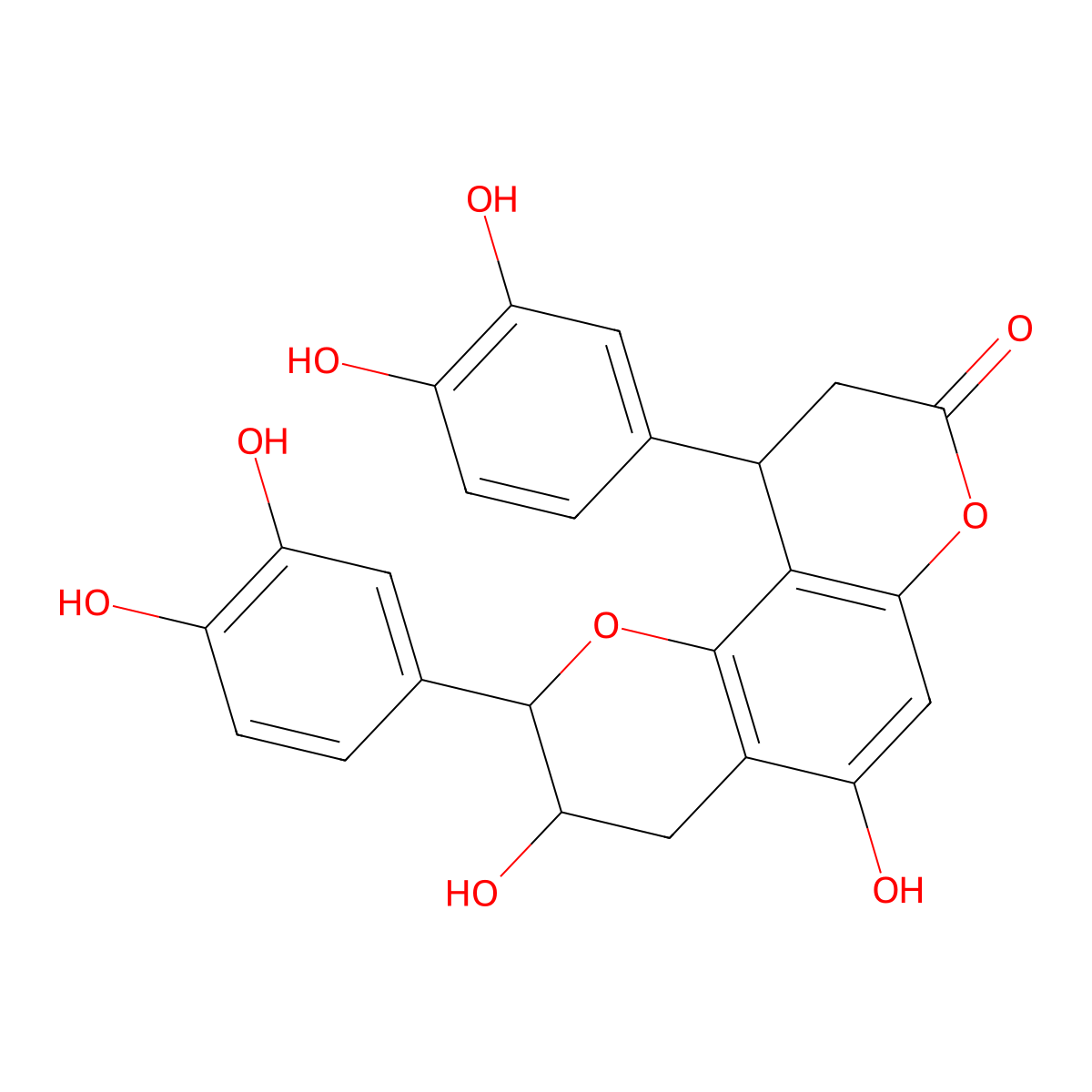 Cinchonain Ia molecular structure, CAS 85081-24-9