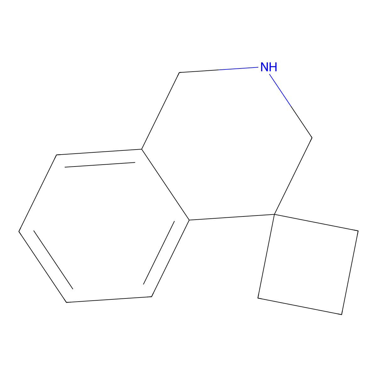 2',3'-Dihydro-1'H-spiro(cyclobutane-1,4'-isoquinoline) molecular structure, CAS 850875-62-6