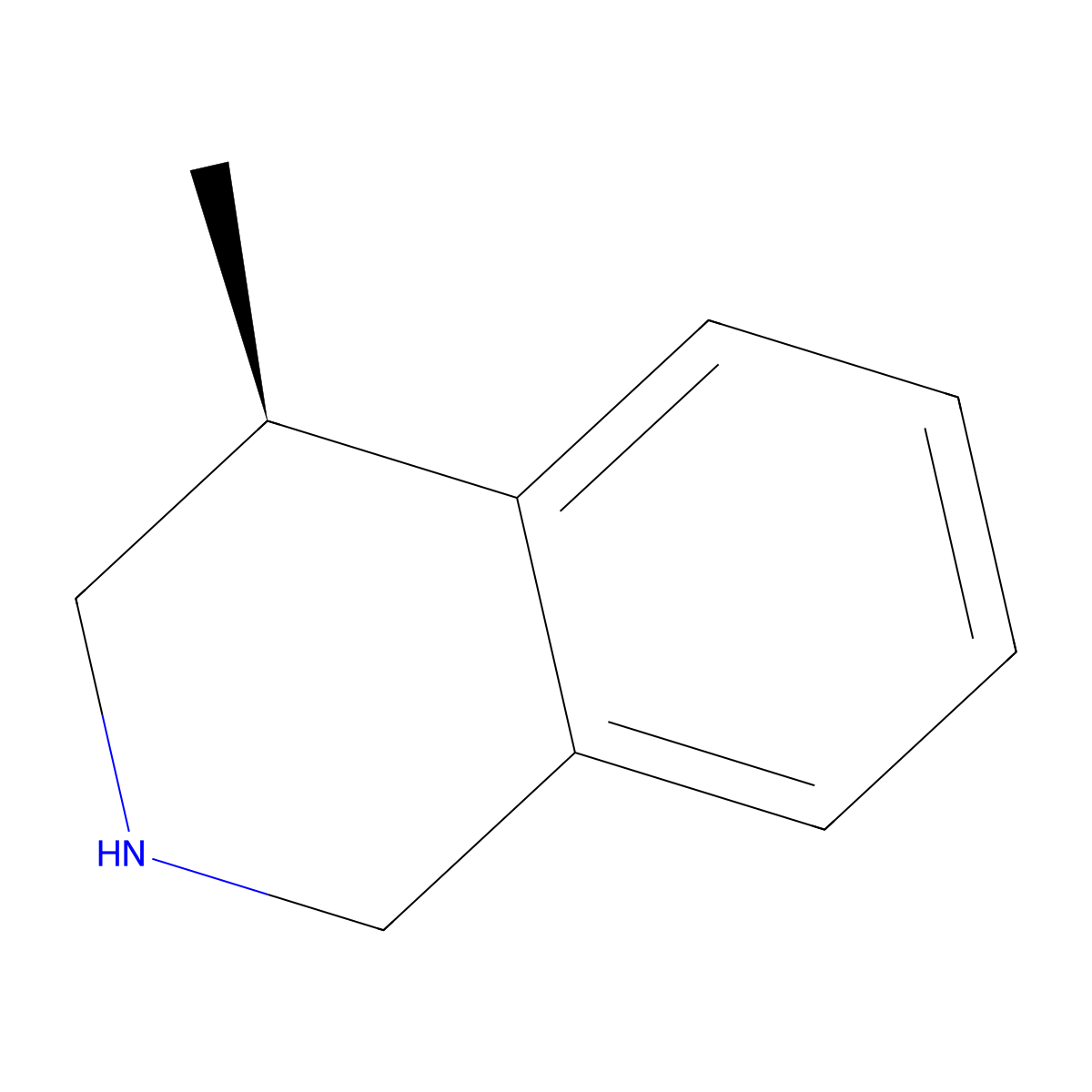 (4S)-4-methyl-1,2,3,4-tetrahydroisoquinoline molecular structure, CAS 850875-67-1