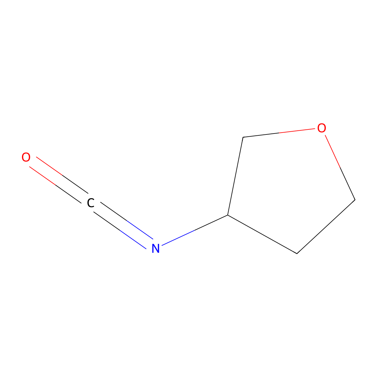3-Isocyanatooxolane molecular structure, CAS 850876-21-0