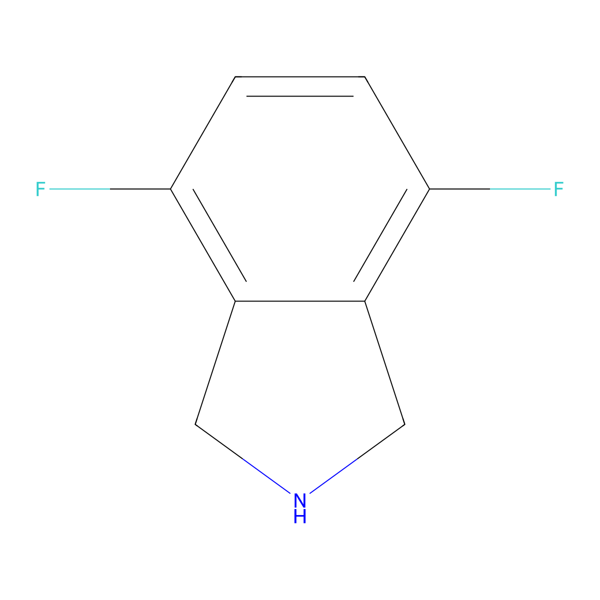 4,7-Difluoro-2,3-dihydro-1h-isoindole molecular structure, CAS 850876-27-6