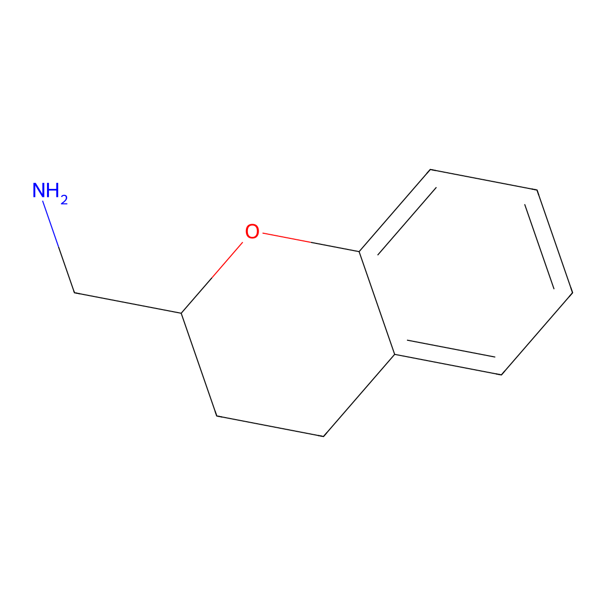 (S)-Chroman-2-ylmethanamine molecular structure, CAS 850894-57-4