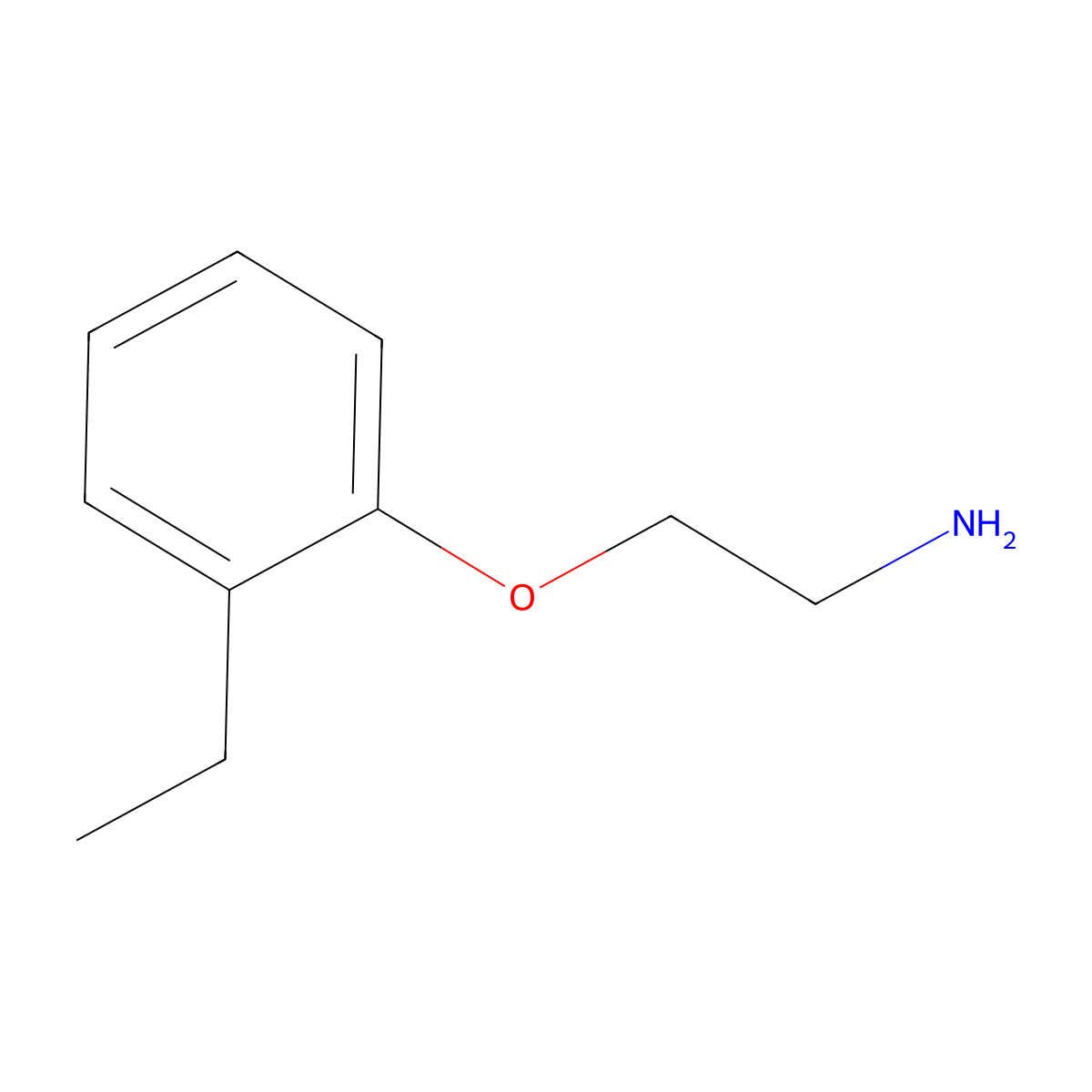 2-(2-Ethylphenoxy)ethan-1-amine molecular structure, CAS 850895-64-6