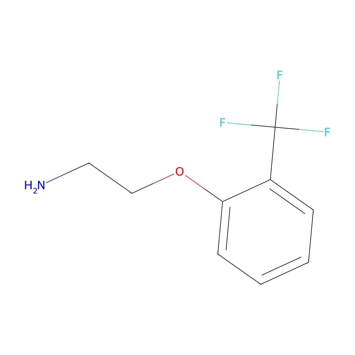 2-[2-(Trifluoromethyl)phenoxy]ethanamine molecular structure, CAS 850895-65-7