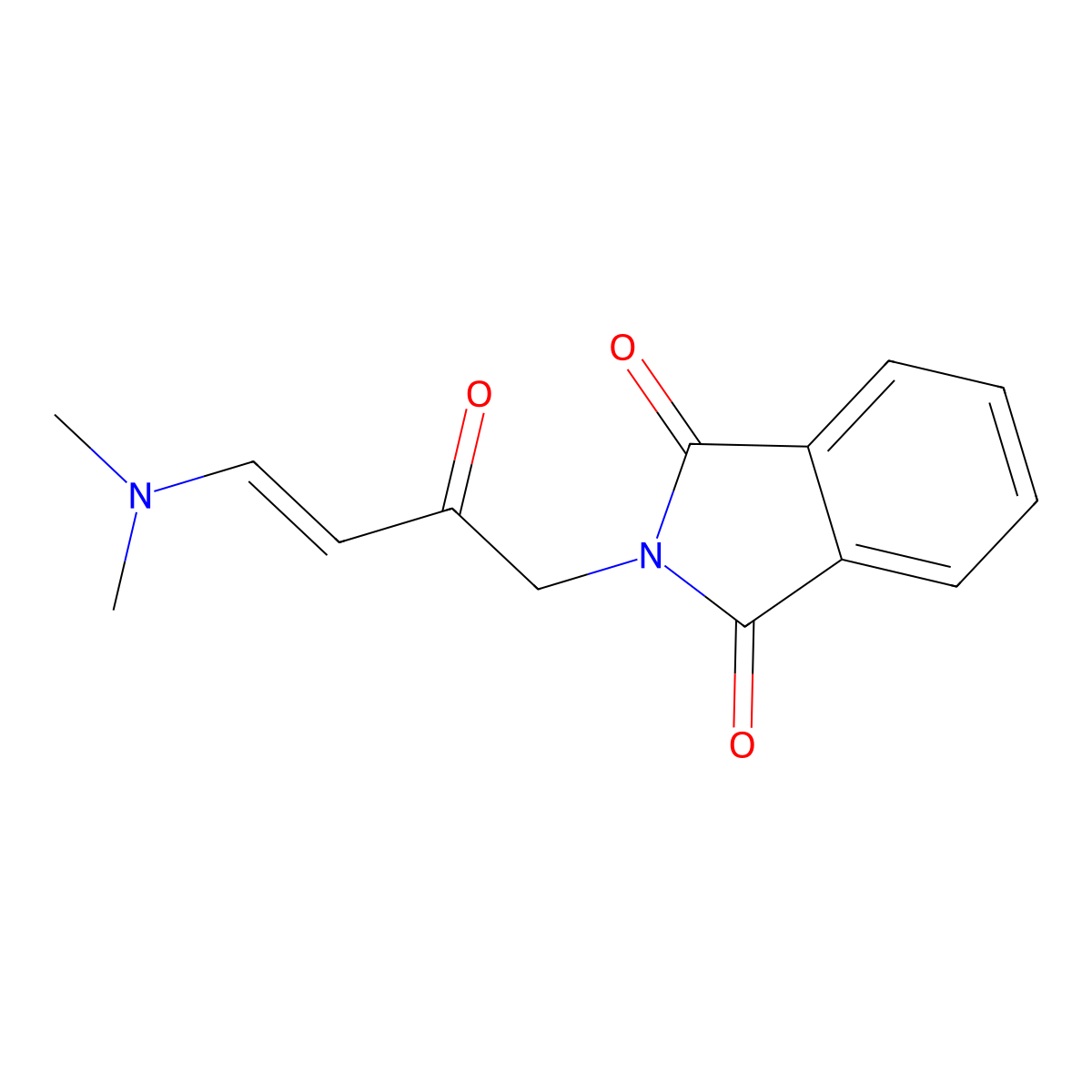 2-[4-(Dimethylamino)-2-oxobut-3-en-1-yl]-1H-isoindole-1,3(2H)-dione molecular structure, CAS 851015-57-1