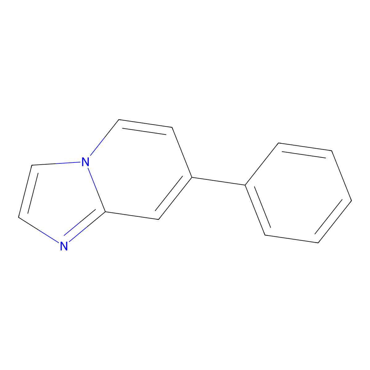 7-Phenylimidazo[1,2-a]pyridine molecular structure, CAS 85102-27-8