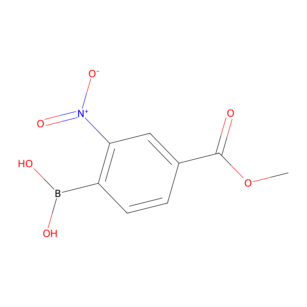 4-(Methoxycarbonyl)-2-nitrophenylboronic Acid (contains varying amounts of Anhydride) molecular structure, CAS 85107-55-7