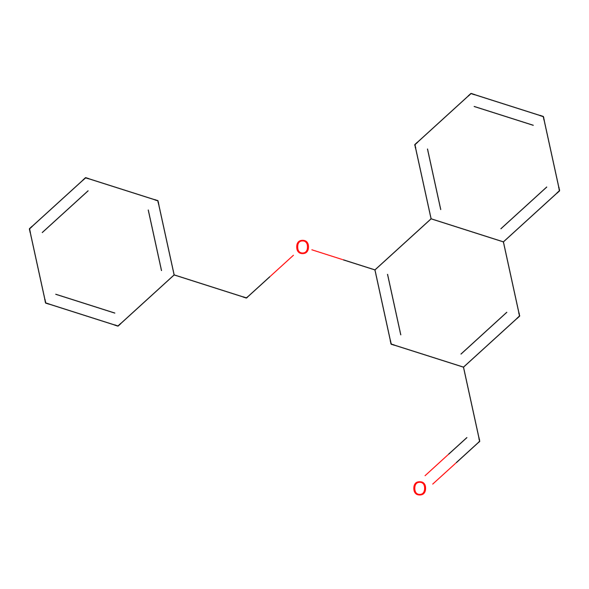 4-(Benzyloxy)naphthalene-2-carbaldehyde molecular structure, CAS 851077-04-8