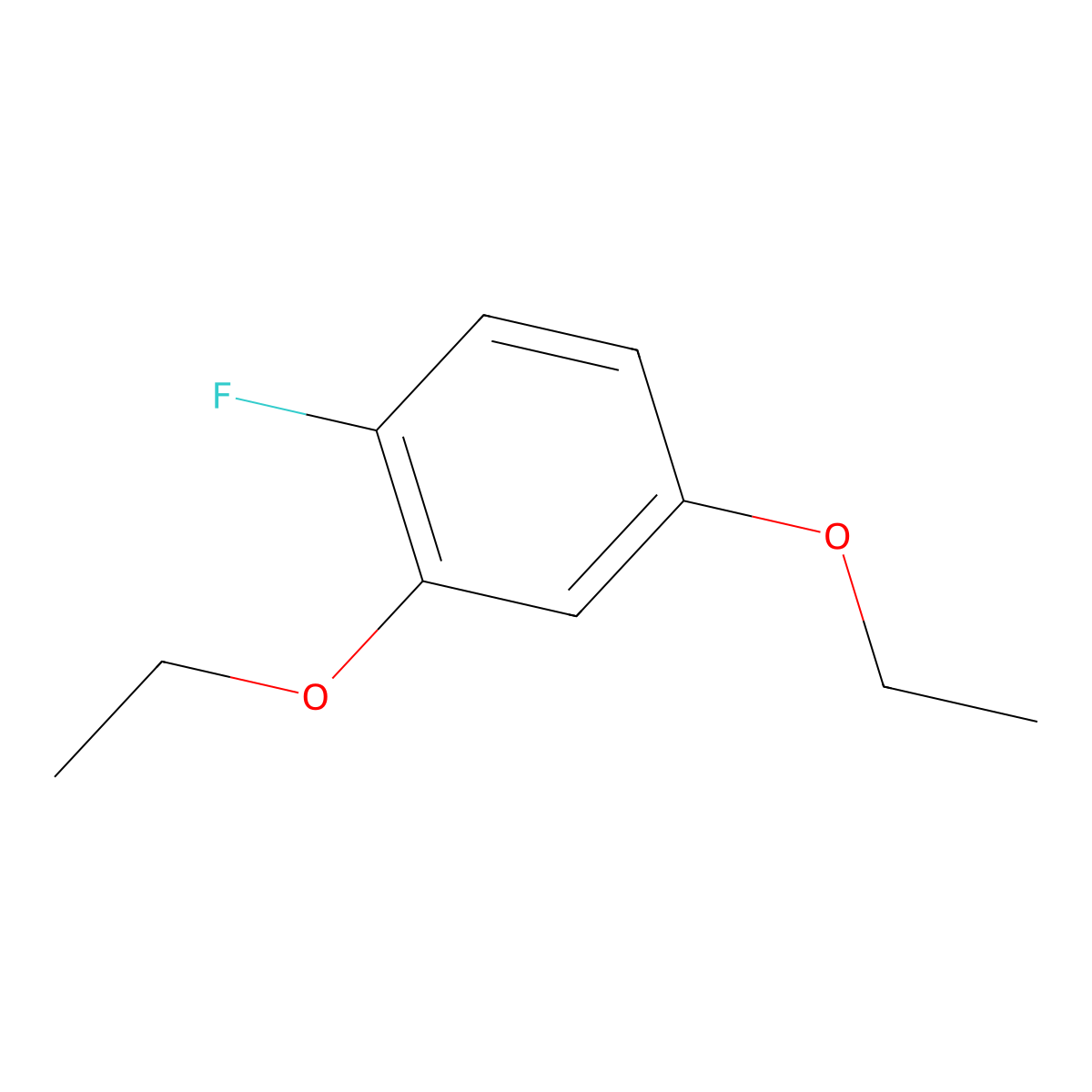 2,4-Diethoxy-1-fluorobenzene molecular structure, CAS 851089-61-7