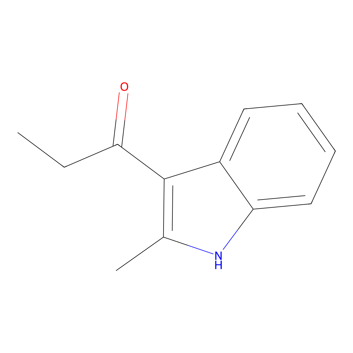 2-Methyl-3-propionylindole molecular structure, CAS 85111-06-4