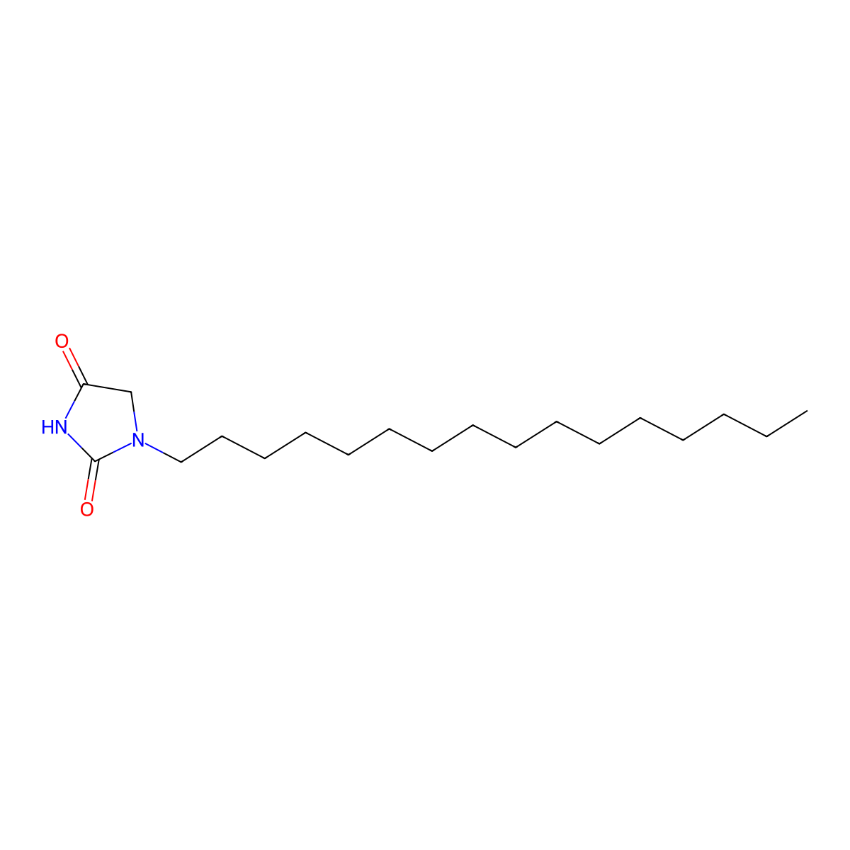 1-Hexadecylimidazolidine-2,4-dione molecular structure, CAS 85117-82-4