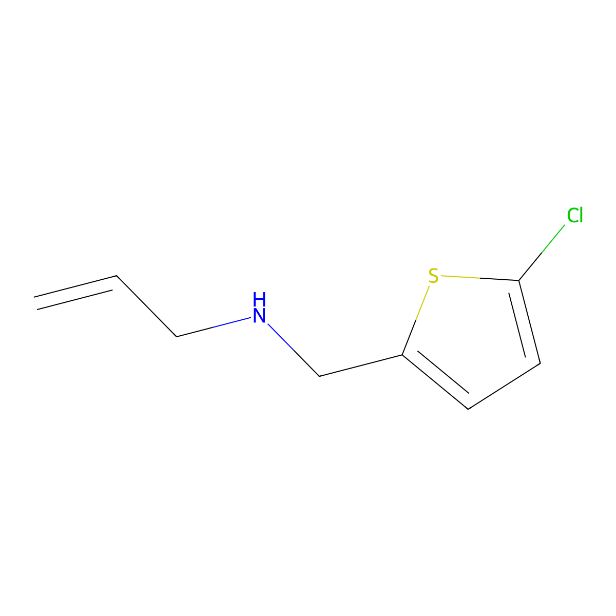 [(5-Chlorothiophen-2-yl)methyl](prop-2-en-1-yl)amine molecular structure, CAS 851176-35-7