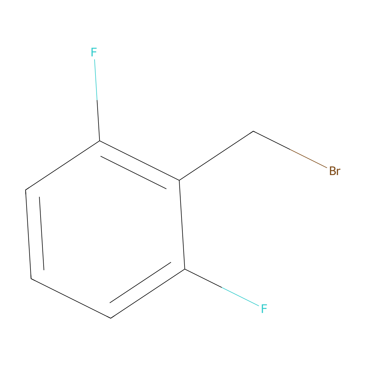 2-(Bromomethyl)-1,3-difluorobenzene molecular structure, CAS 85118-00-9