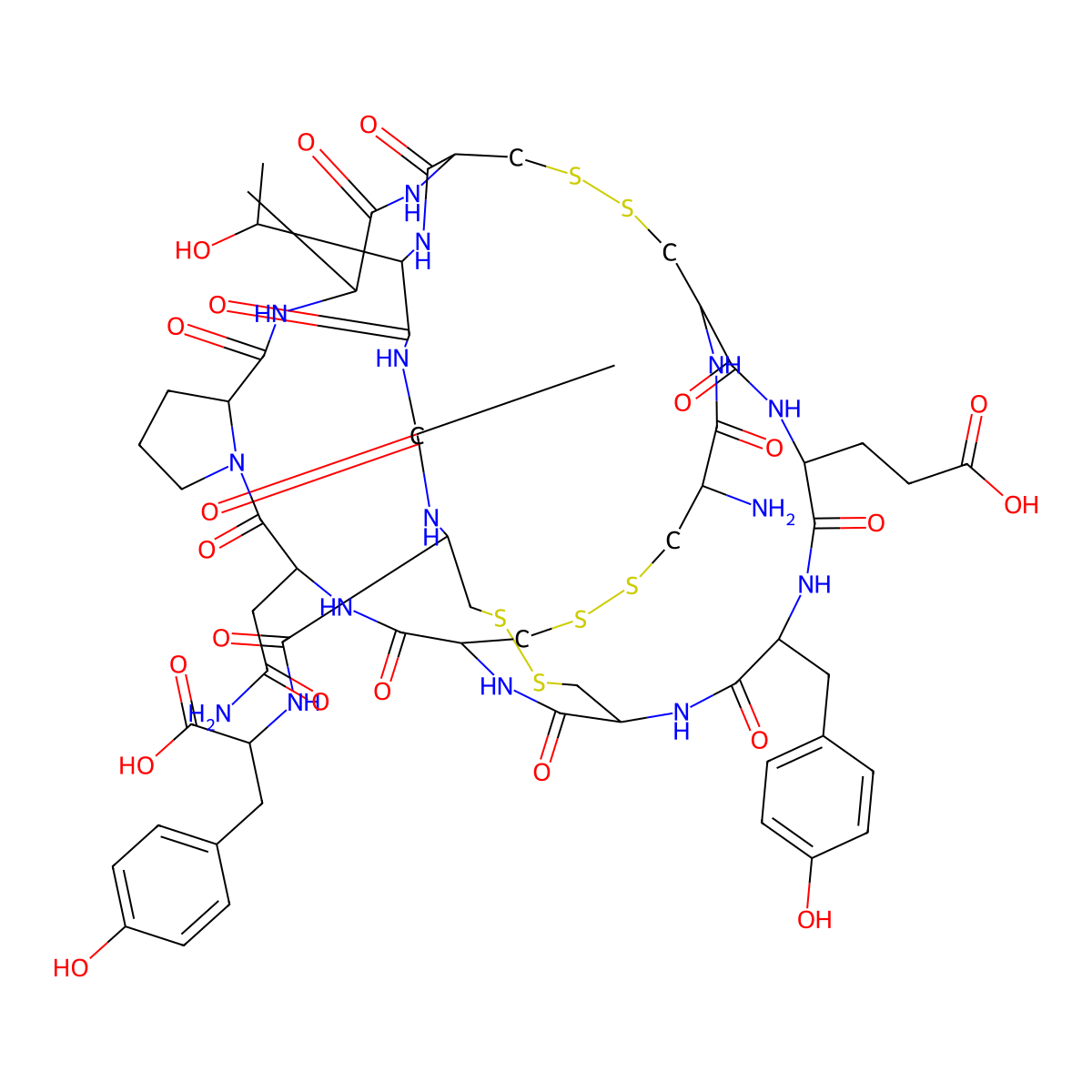 Linaclotide molecular structure, CAS 851199-59-2