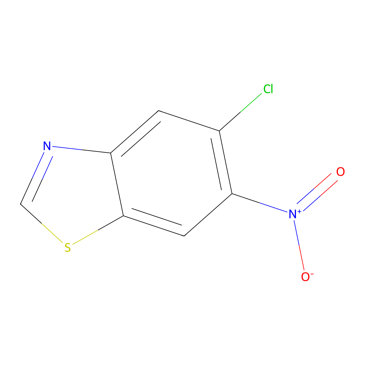 5-Chloro-6-nitrobenzo[d]thiazole molecular structure, CAS 85123-28-0