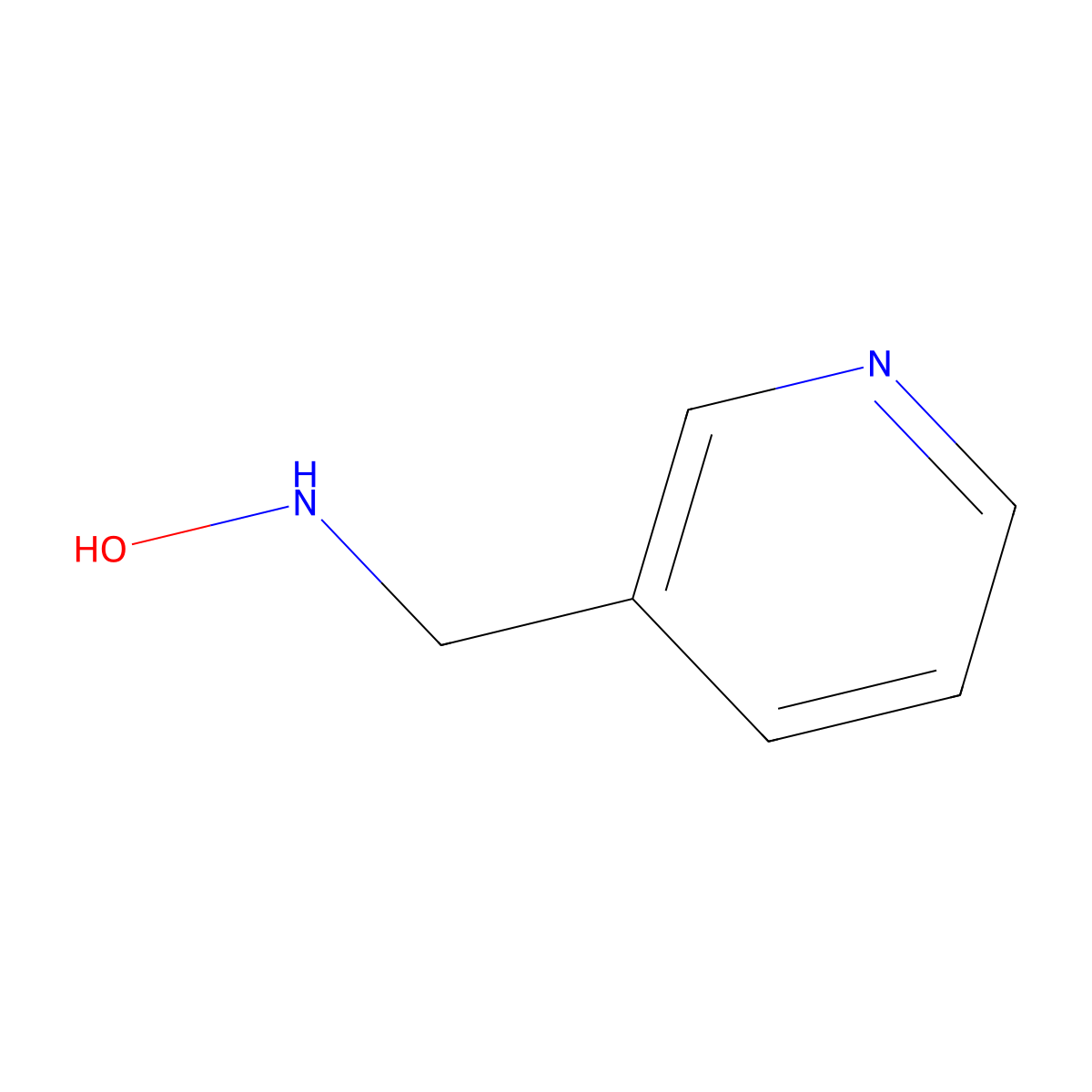 N-Hydroxy-1-(pyridin-3-yl)methanamine molecular structure, CAS 851287-13-3