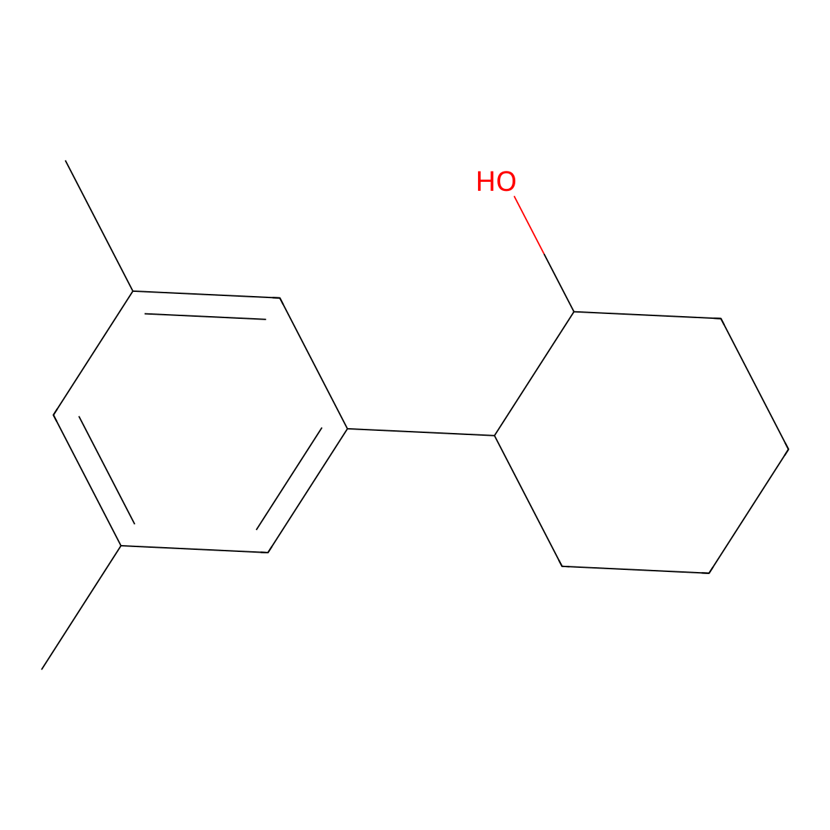 trans-2-(3,5-Dimethylphenyl)cyclohexanol molecular structure, CAS 851337-58-1