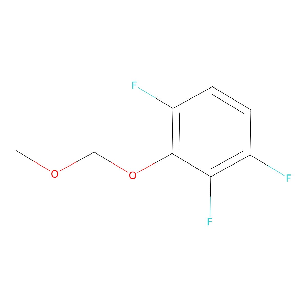 1,2,4-Trifluoro-3-(methoxymethoxy)benzene molecular structure, CAS 851341-33-8
