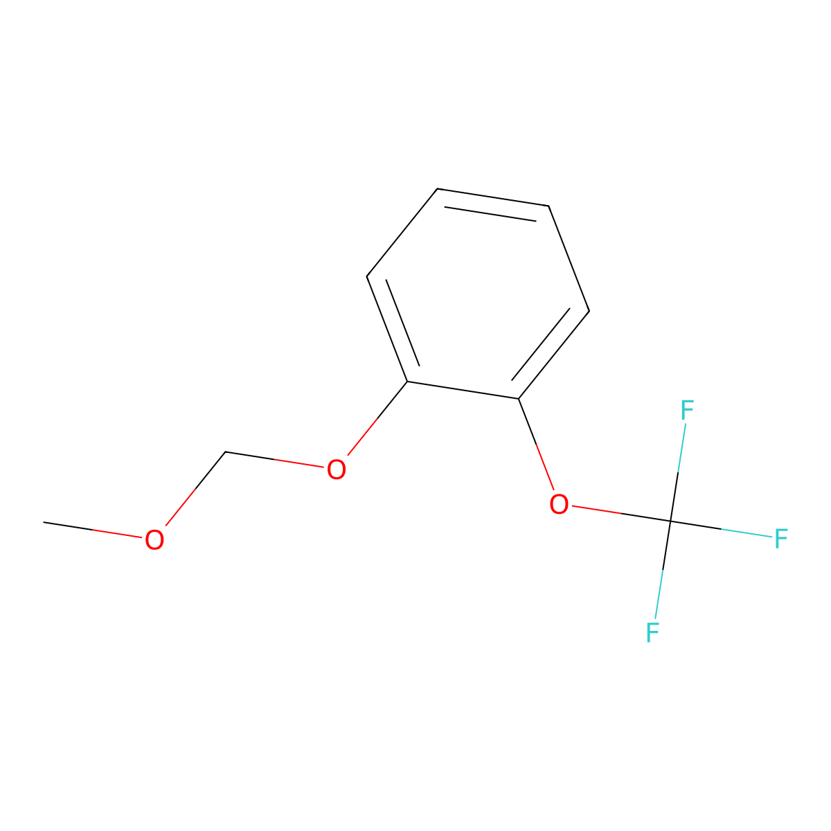 1-(Methoxymethoxy)-2-(trifluoromethoxy)benzene molecular structure, CAS 851341-36-1