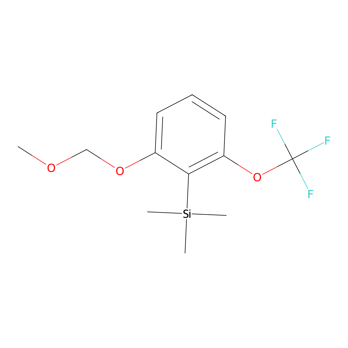 1-(Methoxymethoxy)-3-(trifluoromethoxy)-2-(trimethylsilyl)benzene molecular structure, CAS 851341-51-0