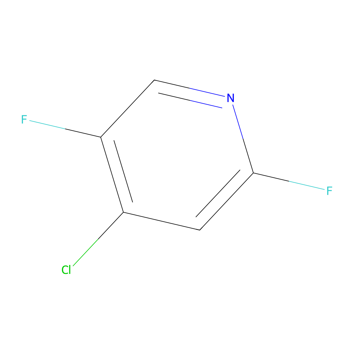 4-Chloro-2,5-difluoropyridine molecular structure, CAS 851386-40-8