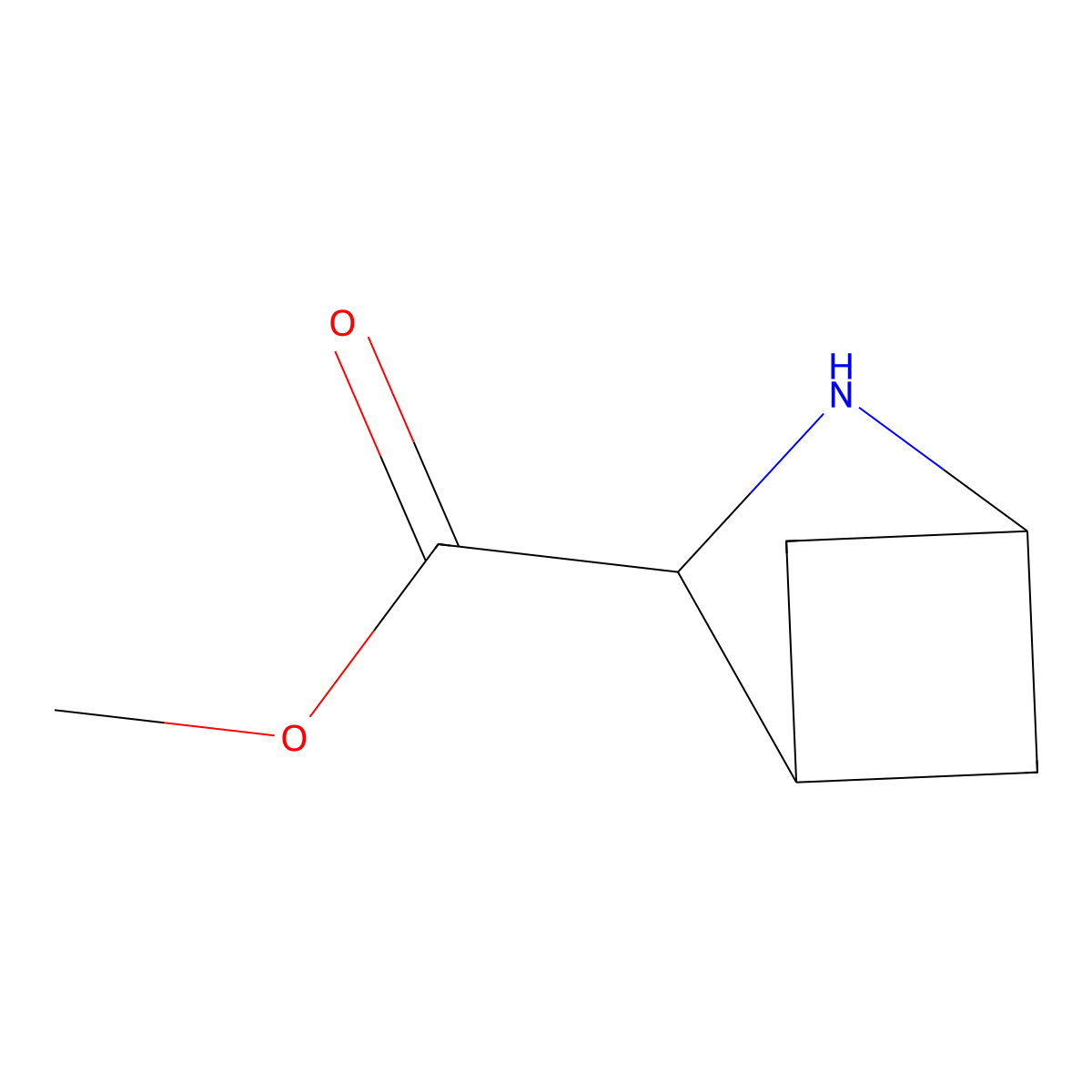 Methyl 2-azabicyclo[2.1.1]hexane-3-carboxylate molecular structure, CAS 851393-52-7