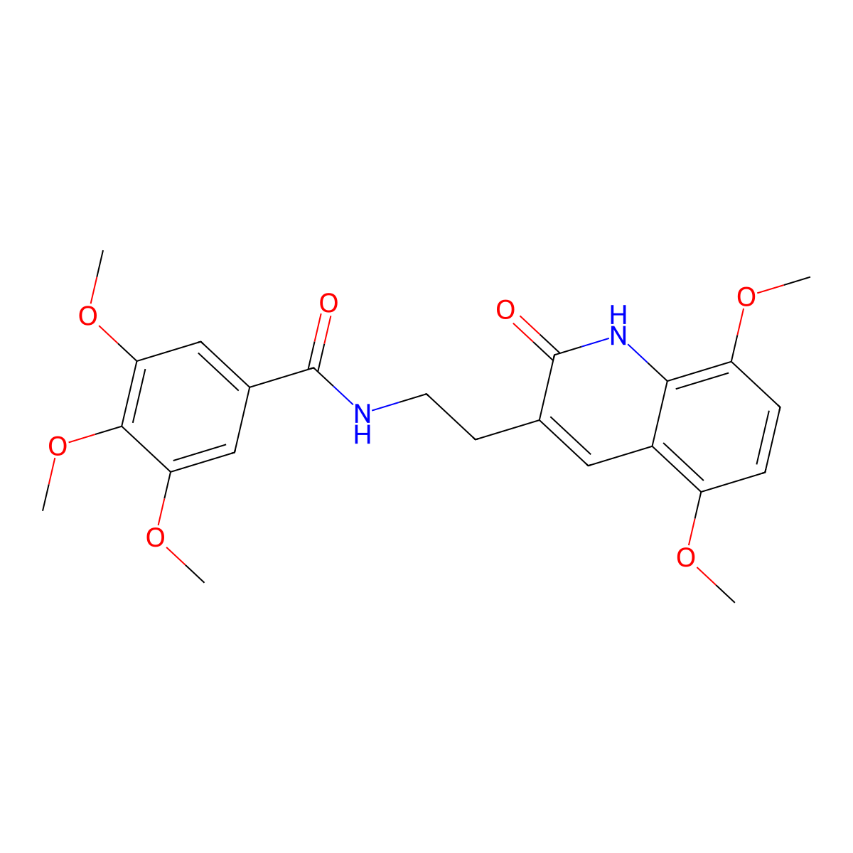 N-[2-(5,8-dimethoxy-2-oxo-1H-quinolin-3-yl)ethyl]-3,4,5-trimethoxybenzamide molecular structure, CAS 851403-42-4