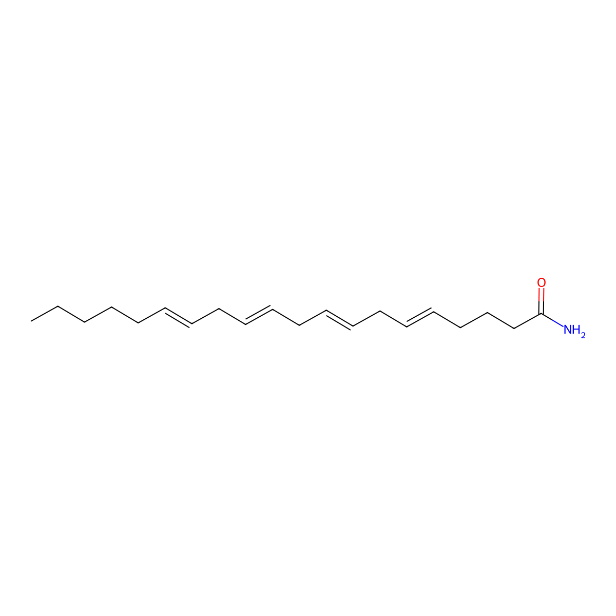 Arachidonoyl amine molecular structure, CAS 85146-53-8