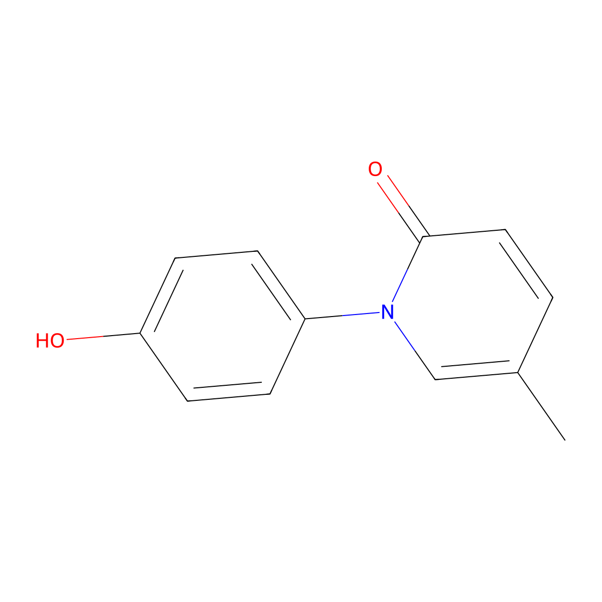 Hydronidone molecular structure, CAS 851518-71-3