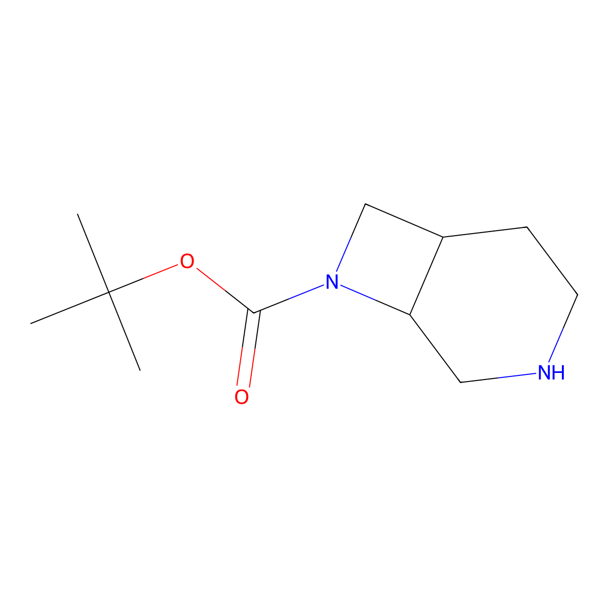 (1S,6R)-8-Boc-3,8-diazabicyclo[4.2.0]octane molecular structure, CAS 851526-80-2