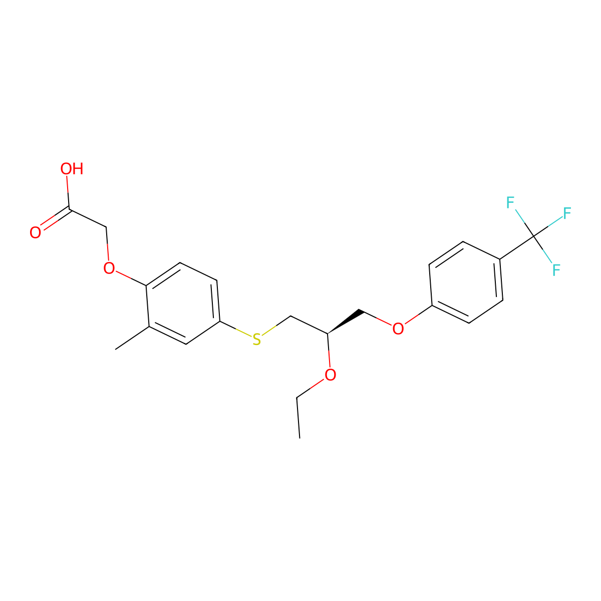 Seladelpar molecular structure, CAS 851528-79-5