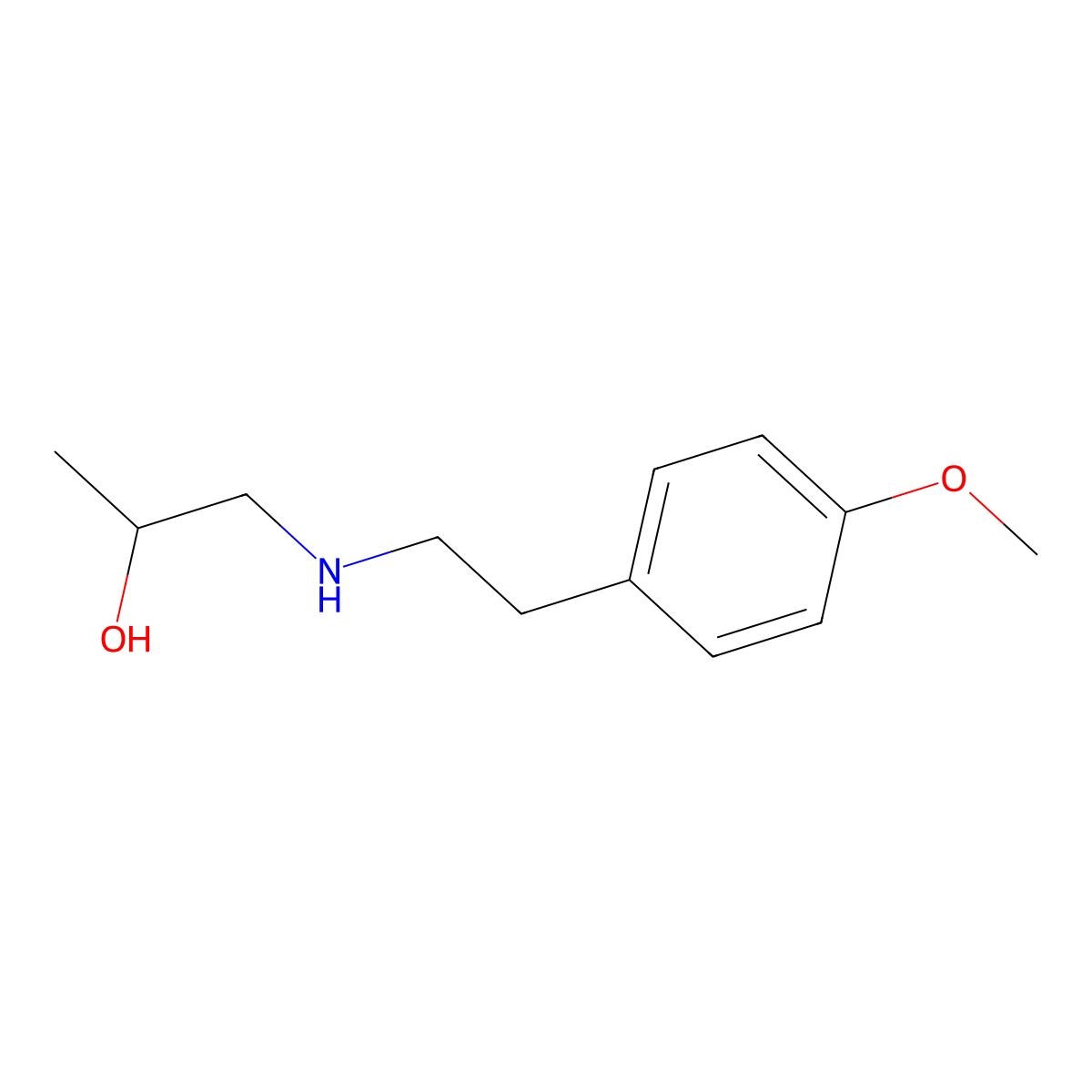 1-[2-(4-Methoxy-phenyl)-ethylamino]-propan-2-ol molecular structure, CAS 851544-69-9