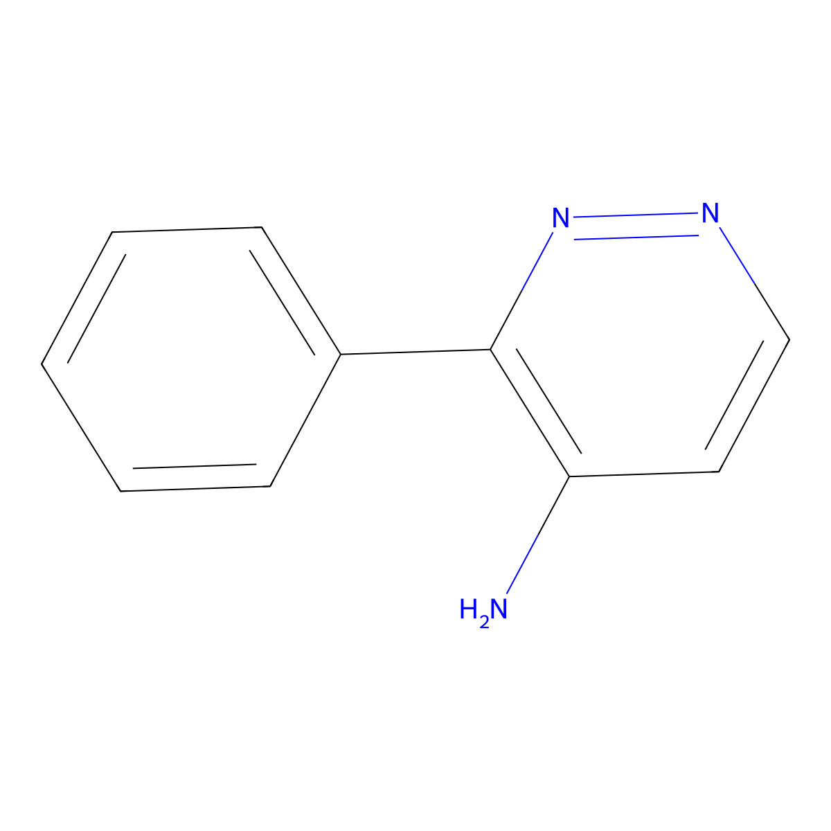 3-Phenylpyridazin-4-amine molecular structure, CAS 85156-25-8