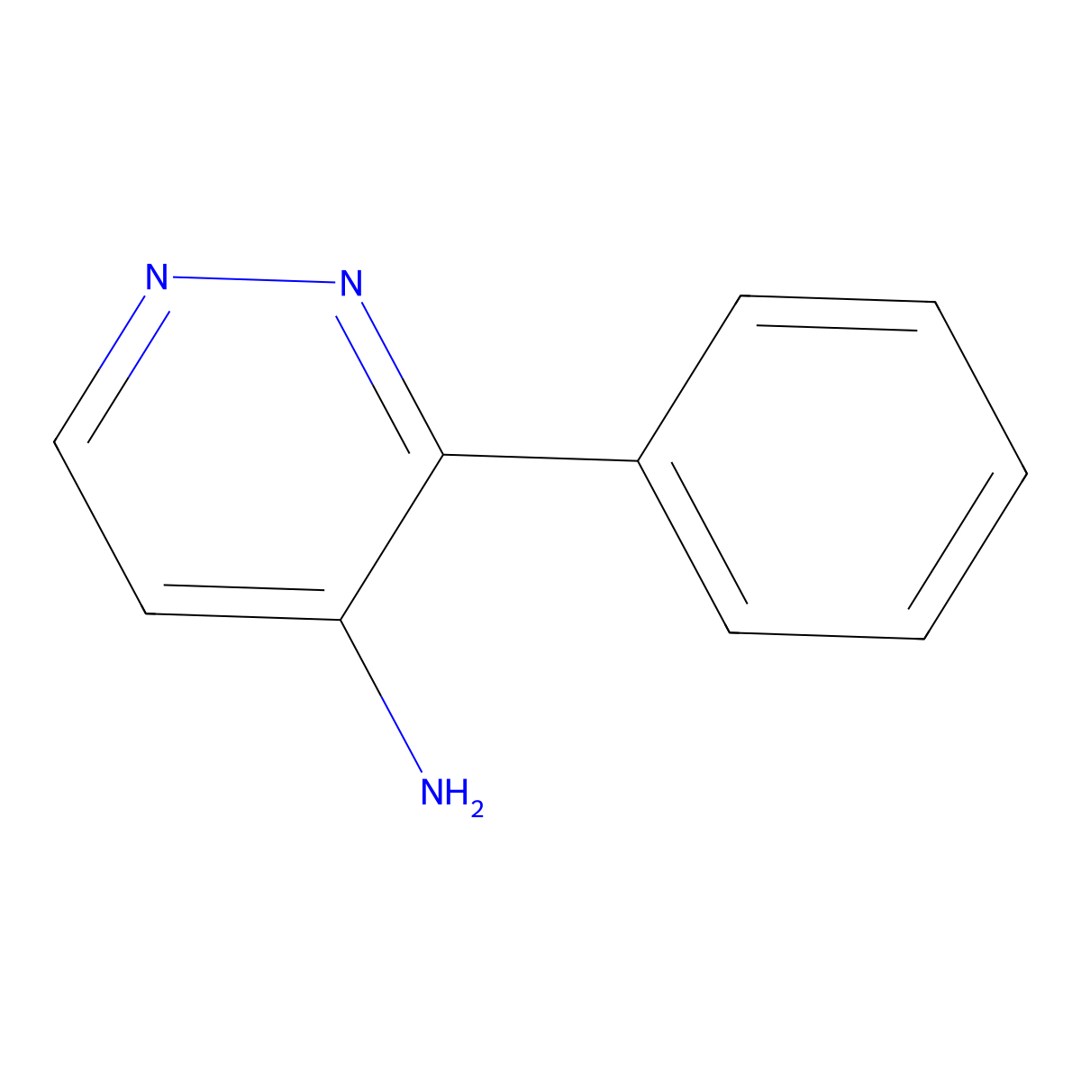 3-Phenylpyridazin-4-amine molecular structure, CAS 85156-25-8