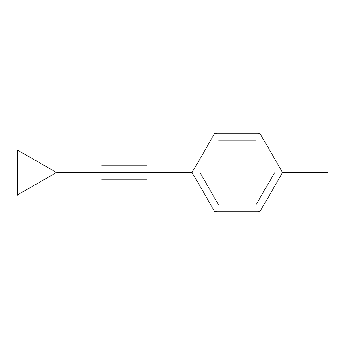 1-(Cyclopropylethynyl)-4-methylbenzene molecular structure, CAS 85157-61-5