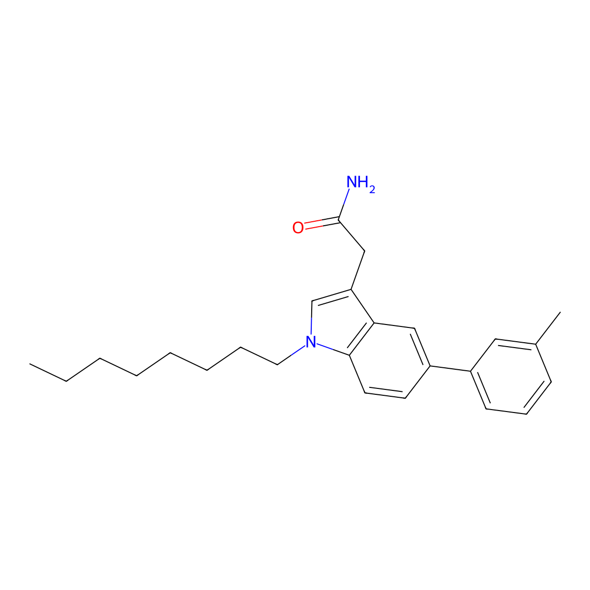 Cysmethynil molecular structure, CAS 851636-83-4