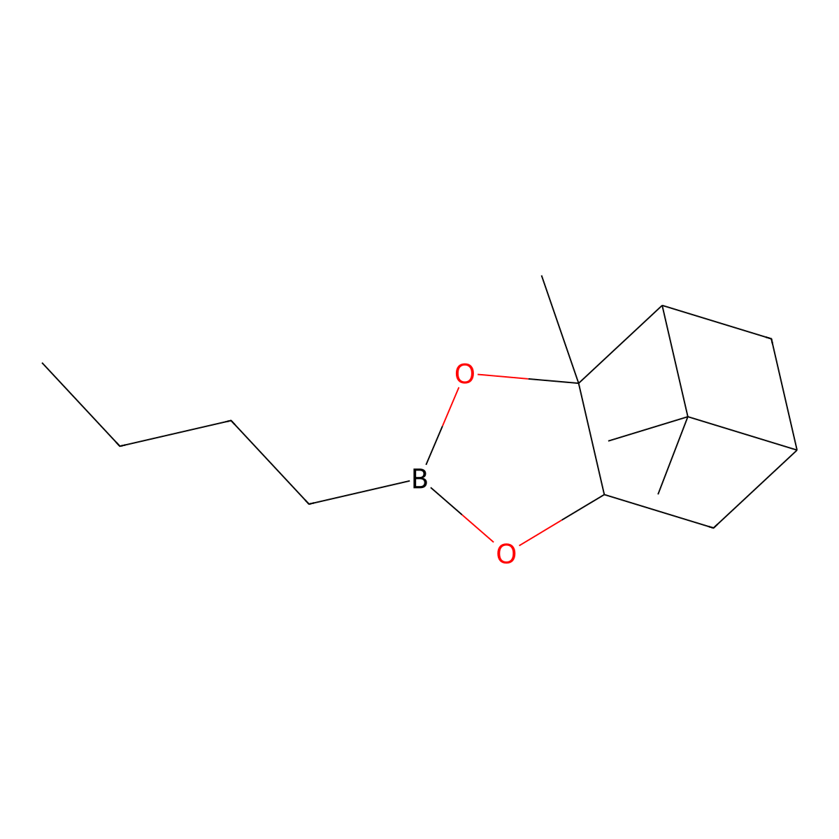 (3aS,4S,6S,7aR)-2-Butyl-3a,5,5-trimethylhexahydro-4,6-methanobenzo[d][1,3,2]dioxaborole molecular structure, CAS 85167-10-8